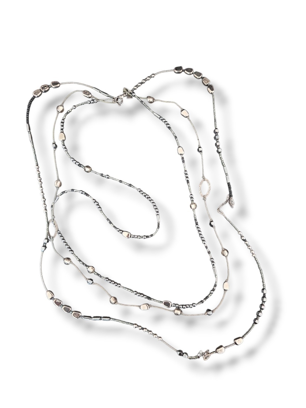 Silpada Dewdrops Silver Multi-Strand Necklace
